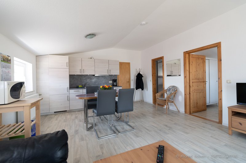 Offenes Wohn- und Esszimmer – Ferienwohnung 4 Personen Kappeln