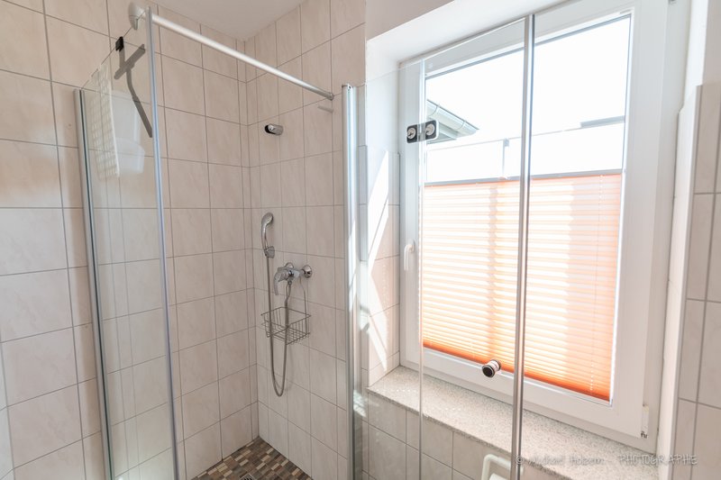 Duschbad – Barrierefreie Ferienwohnung 8 Personen Ferienhof Wick